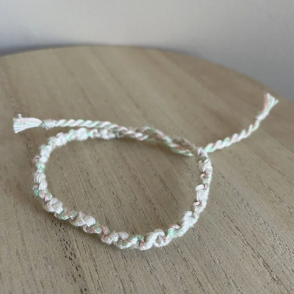 Azami Bracelet, anklet, trendy, comfortable, tie, embroidery thread, woven, gift